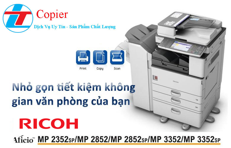 Máy Photocopy Ricoh Aficio MP 2852 bán và cho thuê