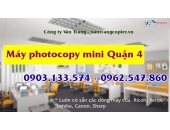 Cho thuê máy photocopy mini Quận 4 TP. HCM